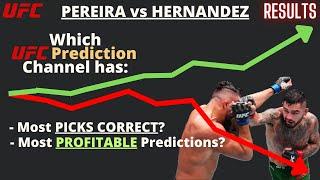 ALL RESULTS: Most Correct PICKS, MONEY WON and ROI | UFC Fight Night Pereira vs Hernandez Results