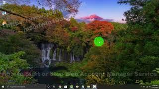 Windows 10 Home : How to Start or Stop Web Account Manager Service