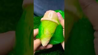 Slime and ice cream? #slime #icecream