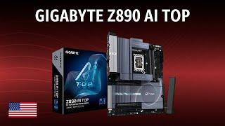 Motherboard GIGABYTE Z890 AI TOP REVIEW