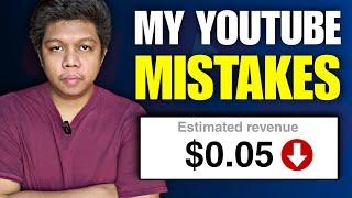 10 YOUTUBE MISTAKES NA GINAWA KO DATI BILANG ISANG CONTENT CREATOR | DJMA YOUTUBE TIPS