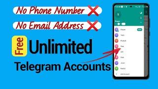 Unlimited Telegram Account Create | How to Create Telegram Account Without Number