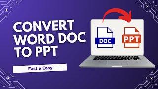 How to convert Word doc into PowerPoint