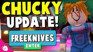 NEW CHUCKY UPDATE AND SECRET CODES IN SURVIVE THE KILLER!! (Roblox)