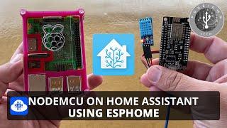 Room temperature & humidity on Home Assistant using ESPHome and NodeMCU