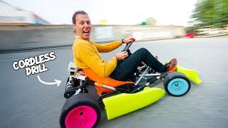 I 3D Printed a Drill Powered Gokart