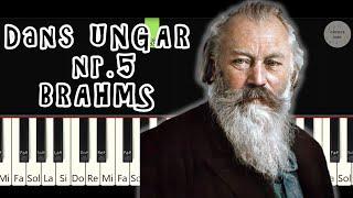 Brahms - Dans Ungar - Tutorial Pian pentru Incepatori