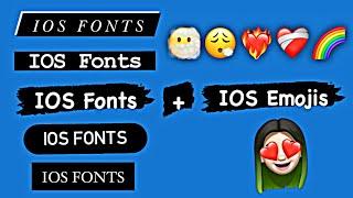 iOS Emojis + iOS Fonts On Instagram Story • iOS Instagram On Android