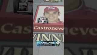No. 14: In 2001, Helio Castroneves climbs the fence at IMS for the first time #INDYCAR #INDY500