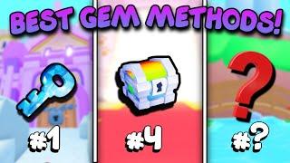 The *BEST GEM METHODS* to get INSANLY RICH in Pet Simulator 99!!