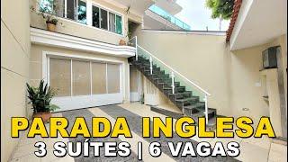 SOBRADO A VENDA COM 3 SUÍTES E 6 VAGAS DE GARAGEM, PARADA INGLESA, ZONA NORTE SP