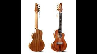 Oriental Cherry Solid Top High Quality Ukulele W-D12-24