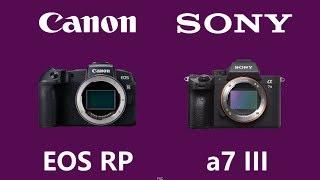 Canon EOS RP vs Sony Alpha a7 III