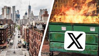 Cities Are Lovely & X Is a Dumpster Fire