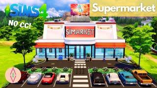 SUPERMARKET! (NO CC) - THE SIMS 4 STOP MOTION - THINK LIKE A SIM