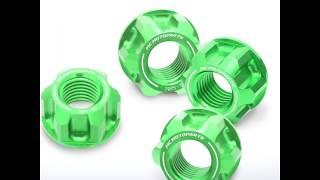 CNC SPOKE6 Motorcycle Rear Sprocket Nuts | MC Motoparts
