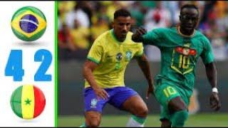 Brazil vs Senegal 2-4- Highlights &All goals - 2023 #brasil #sénégal #football