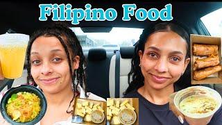 Trying Highly Rated FILIPINO Food *Big Lunch & Dessert Feast!*