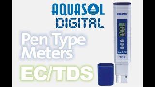 AQUASOL DIGITAL - How to use Pen Type EC/TDS Meter