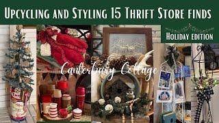 UPCYCLING AND STYLING 15 THRIFT STORE FINDS: HOLIDAY EDITION