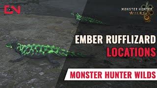 Monster Hunter Wilds Ember Rufflizard Locations