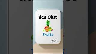 Fruits in German