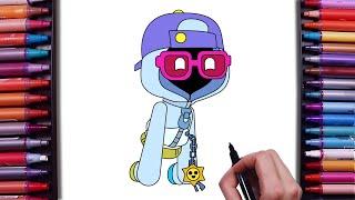 How to Draw Shade From Brawl Stars | New Epic Brawler | How to Draw Brawl Stars