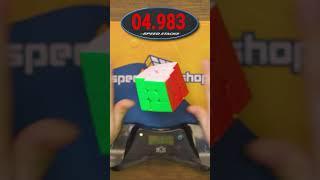 4 Second 3x3 cube solve!  #speedcubeshop #speedcube #rubikscube #speedcubing