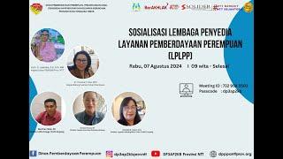 Sosialisasi Lembaga Penyedia Layanan Pemberdayaan Perempuan (LPLPP) | 07 AGUSTUS 2024