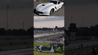 Jason Hoard new built C7 goes AIRBONE! #nyce1s #automobile #corvette #crash #car #racing #promods