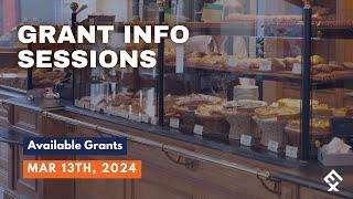 Grant Info Session March 13th, 2024