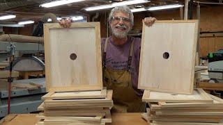 DIY beehive inner covers that hive beetles can't hide in.