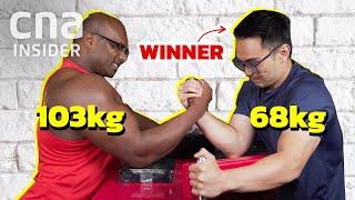 Beat Someone 1.5x Your Size At Arm Wrestling