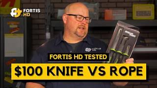 $100 Mueller Knives vs 1″ Thick Rope - Fortis Tested