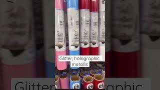 Buying vinyl supplies in UK, glitter, holographic, gloss adhesive vinyl #cricut #heattransfervinyl