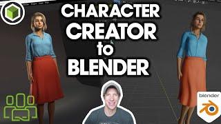 How to Import Character Creator Files into BLENDER! (Step by Step Tutorial)