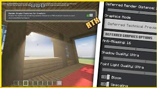How to enable Deffered Rendering in Minecraft Bedrock(Mali GPU)