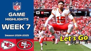 San Francisco 49ers vs. Kansas City Chiefs Highlights [WEEK 7] | NFL Season 2024, Oct 20 2024