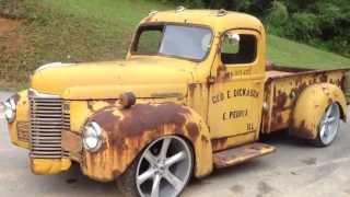 1947 international rat rod lucky #7 build 5 speed