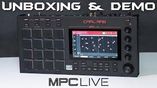 AKAI MPC Live Unboxing & demo by Carl Rag