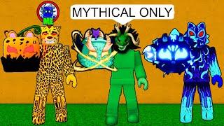 Sneaking into a MYTHICAL ONLY Tournament in Blox Fruits!