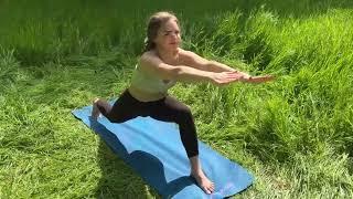 Spirituality yoga in nature with Lina