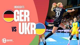 Germany vs Ukraine | HIGHLIGHTS | Round 1 | Women's EHF EURO 2024 Qualifiers