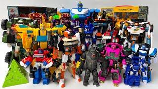 BOX full Mainan Transformers Robot, Tobot Combine Car: Transport JCB: Bumblebee, Crane, Train, Boat