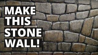 How to Make A Realistic Stone Wall Out of XPS Foam (Ep. 186)