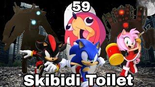 Sonic,Shadow & Amy React To Skibidi Toilet 59 (ft. Knuckles)