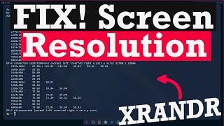 FIX Missing or Change Screen Resolutions on Linux VMs / Computers by using XRANDR. (Linux Beginners)