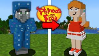 Ich mache Minecraft Mobs zu Phineas und Ferb Charakteren ...