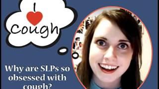What should SLPs do when a patient coughs during the clinical swallowing evaluation?