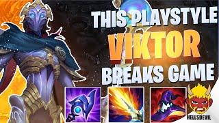 WILD RIFT | This Viktor Playstyle Breaks The Game! | Challenger Viktor Gameplay | Guide & Build